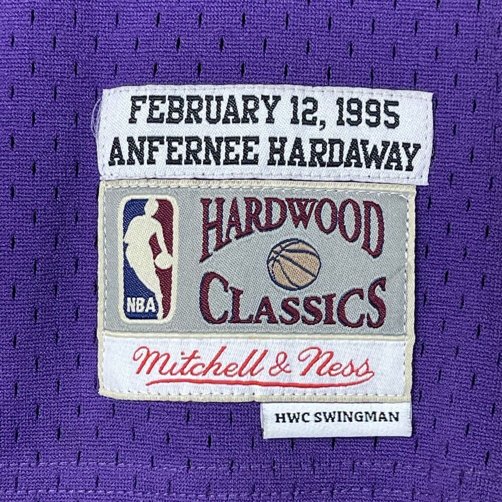 Mitchell&Ness NBA All‎ Stars Basketball Jersey Purple Hardway 1 February 1995 - Picture 3 of 13